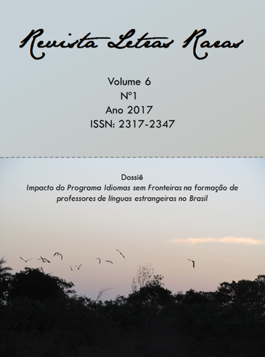 					Visualizar v. 6 n. 1 (2017): Impacto do Programa Idiomas sem Fronteiras na formação de professores de línguas estrangeiras no Brasil
				
