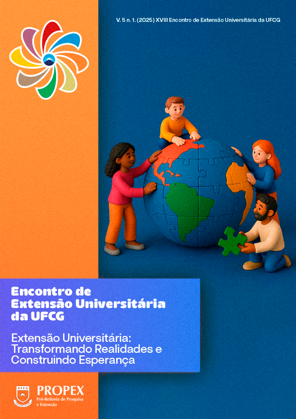 					Visualizar v. 5 n. 1 (2025): Anais do XVIII ENEX - Extensão Universitária: Transformando Realidades e Construindo Esperança
				